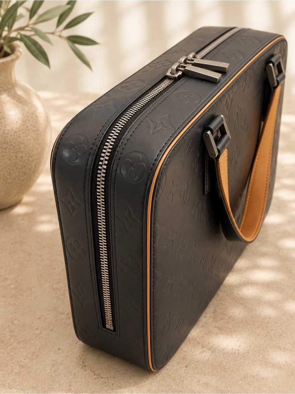 Authentic Louis Vuitton Marden Monogram Mat Graphite Business Bag Briefcase - Picture 5 of 16